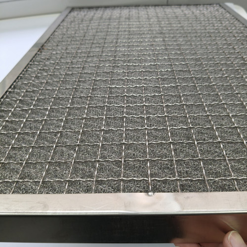 定制不锈钢厨房抽油烟机过滤净化网板式初效过滤器工业油雾分离网 - 图1