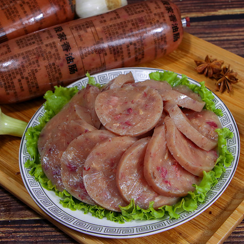 段家驴肉焖子500g驴肉灌肠河北特产香油闷子现做现发肉糕做火烧 - 图1
