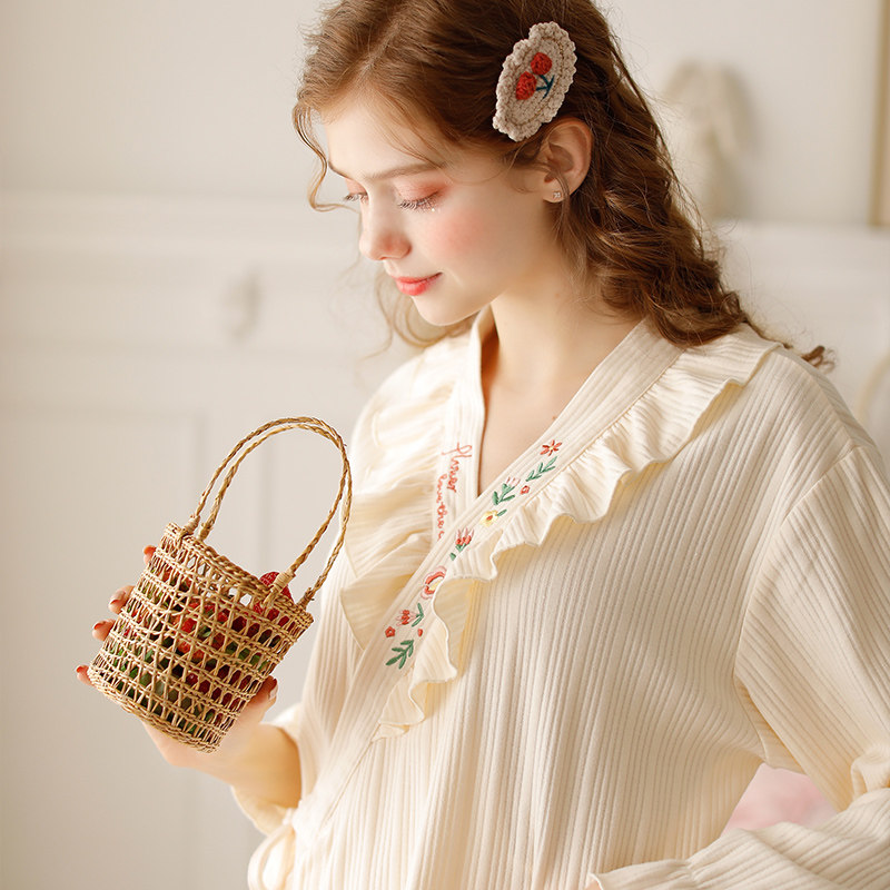 静孕春季产后纯棉3月份4月子服 静孕家居服套装