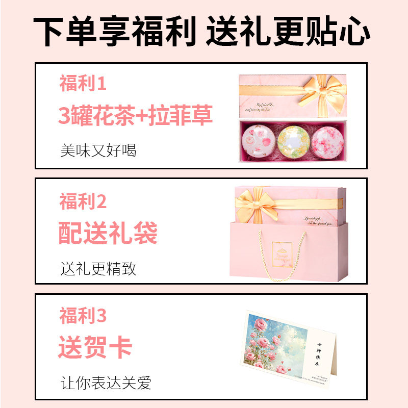 【三八节礼物】38节妇女礼物伴手礼2025新款女神节花茶礼盒送员工