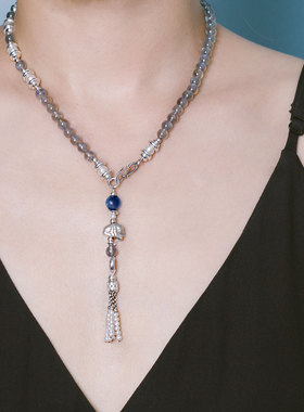 原创设计风珍珠925银情人节项链