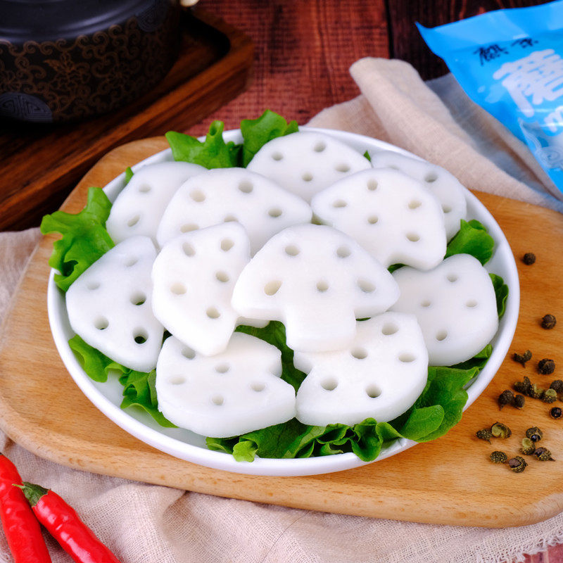 麒景东北蘑菇粉土豆粉美味砂锅粉藕鲜花型麻辣烫特色冒菜火锅食材