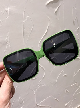 墨镜绿色个性风太阳镜网红同款