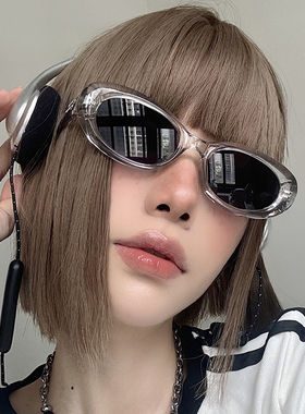 防紫外线椭圆欧美风女复古网红