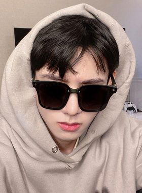 男方形男磨砂绿色偏光