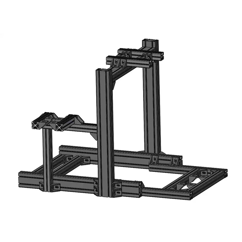 五分科技4080铝型材赛车支架 4040游戏方向盘模拟器速魔fanatec-图3