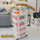 Snack trolley storage rack floor-standing movable trolley