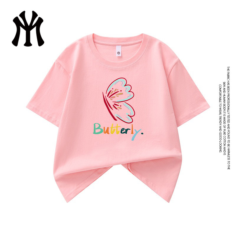 官方正品夏季情侣纯棉短袖潮流短袖儿童爆款26新款T恤男女款4