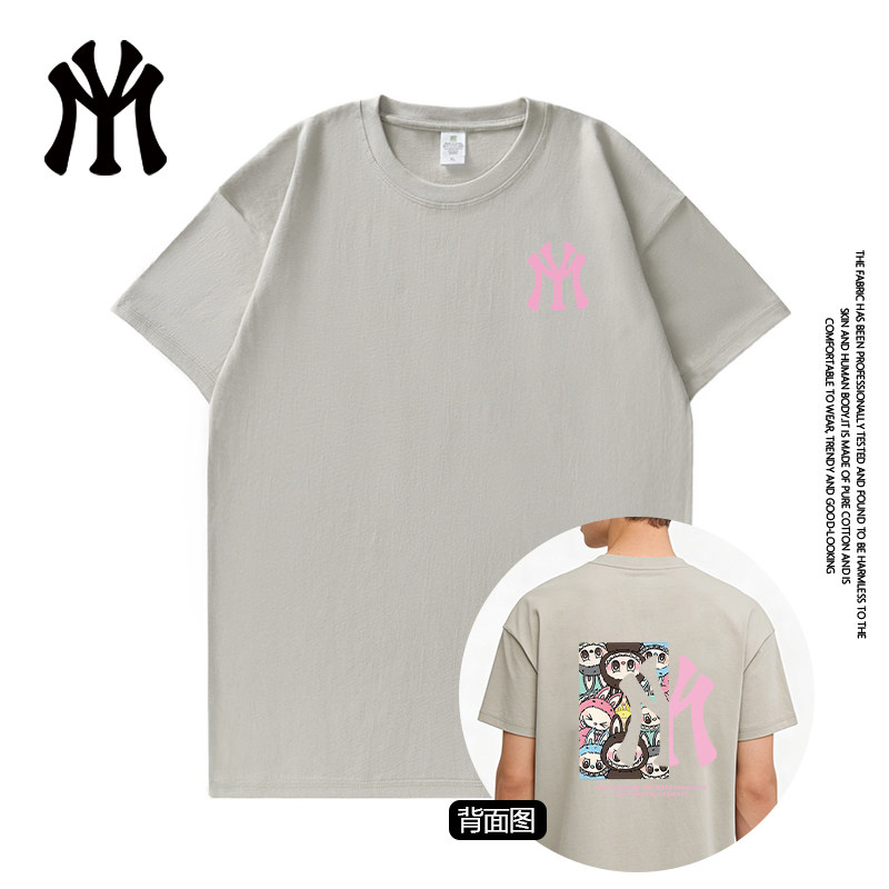 官方正品夏季情侣纯棉短袖潮流短袖男款爆款26新款T恤男女款10