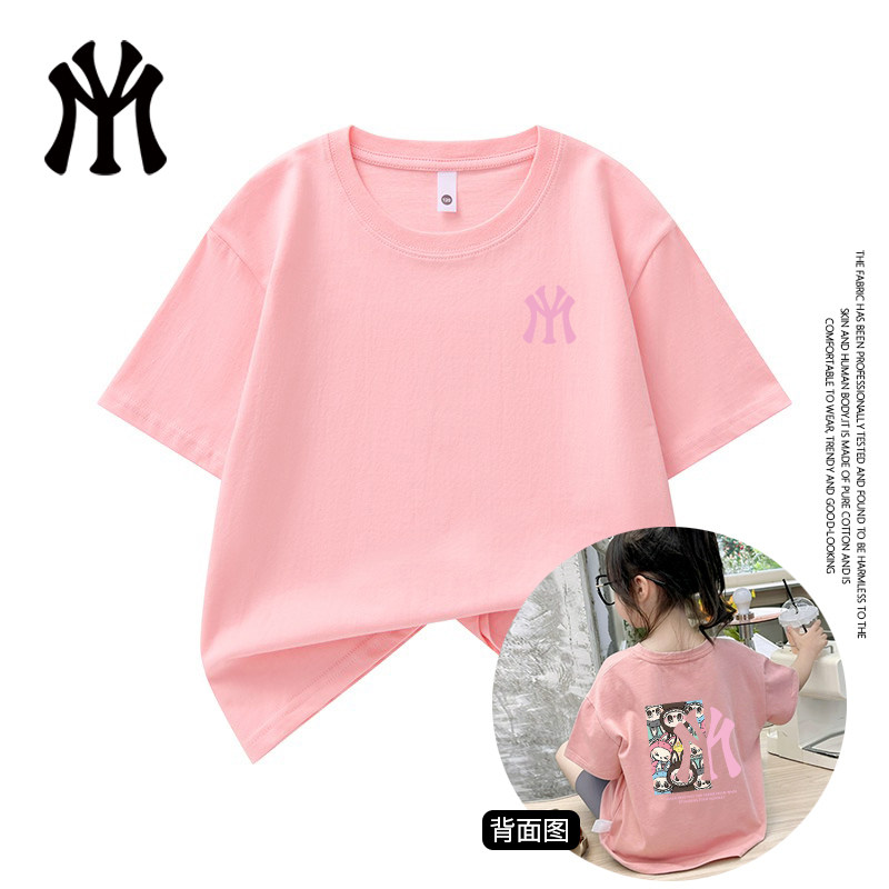 官方正品夏季情侣纯棉短袖潮流短袖儿童爆款26新款T恤男女款4