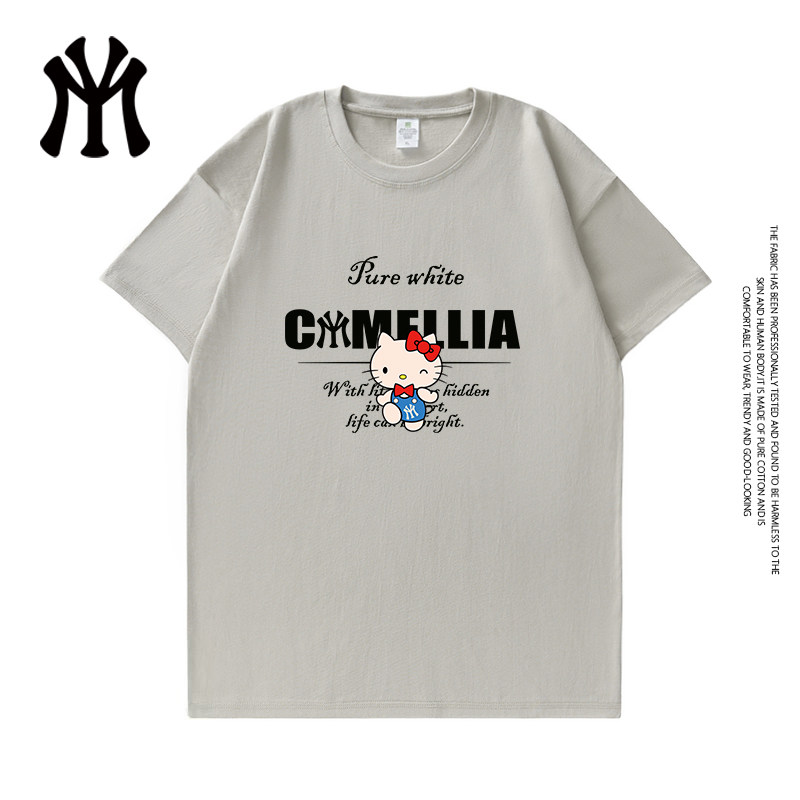 官方正品夏季情侣纯棉短袖潮流短袖男款爆款26新款T恤男女款7