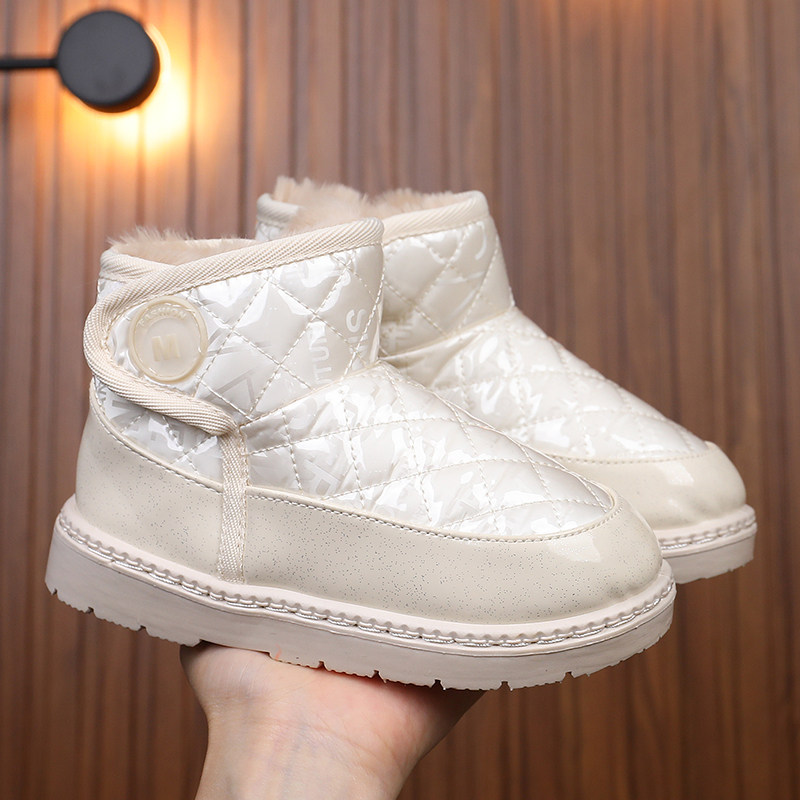 加厚加绒儿童防滑保暖靴中童秋冬女童棉鞋雪地短靴新款防水雪地靴,淘宝优惠券,粉丝福利购,淘宝优惠卷
