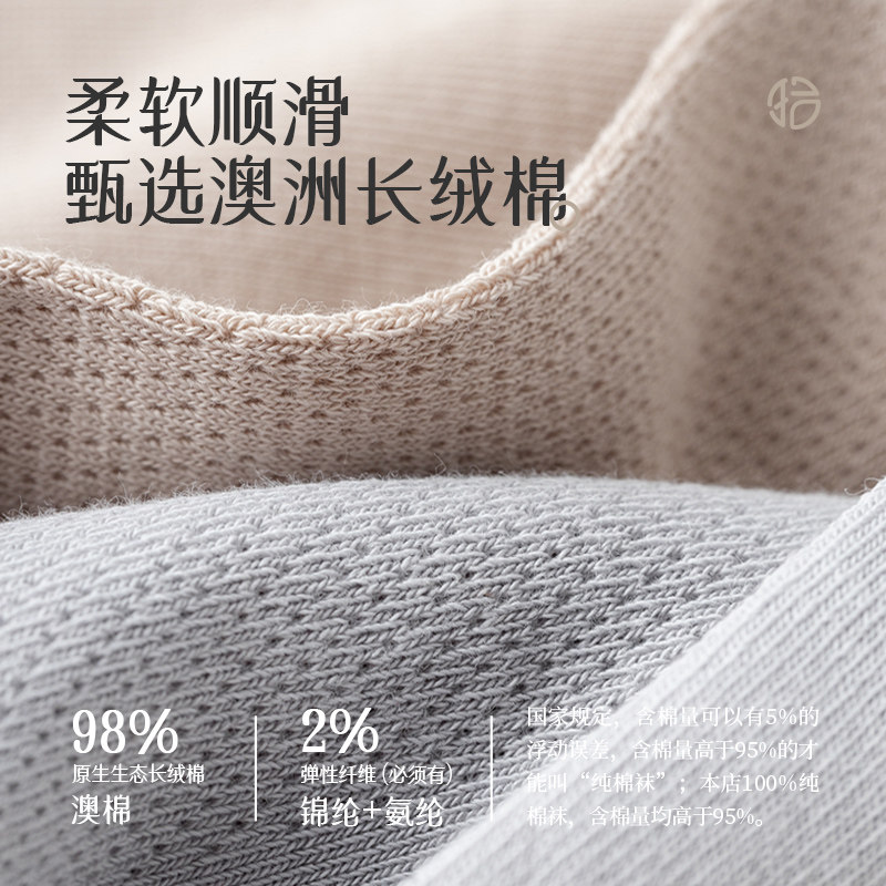男士夏季纯棉网眼透气吸汗浅口船袜 拾袜记船袜