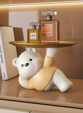 钥匙收纳摆件玄关置物架桌面神器