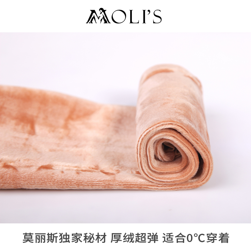 Moli's Zentai莫丽斯极厚+500克拉绒12800D肉色连体全包紧身衣-图0