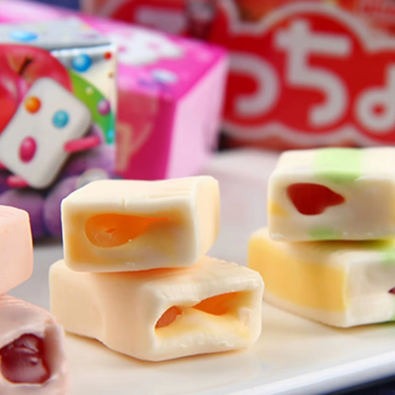 日本进口UHA悠哈味觉糖条装软糖水果味葡萄味夹心软糖果2条装整盒,淘宝优惠券,粉丝福利购,淘宝优惠卷