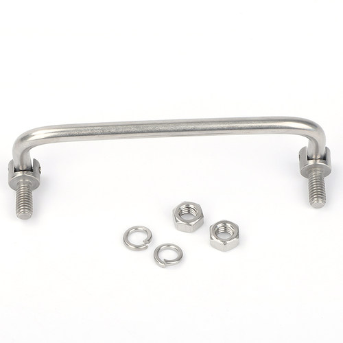 LS506-2 折叠活动小拉手电柜箱威图柜消防箱柜门把手M6碳钢铁提手 - 图3