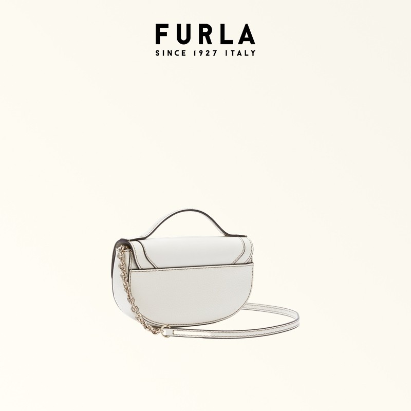【甄选礼遇】FURLA芙拉CLUB 2牛皮迷你女士通勤斜挎链条包马鞍包,淘宝优惠券,粉丝福利购,淘宝优惠卷