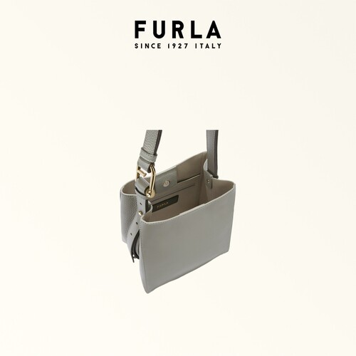 【同价618】FURLA芙拉NUVOLA牛皮迷你女士时尚单肩水桶包百搭 - 图1