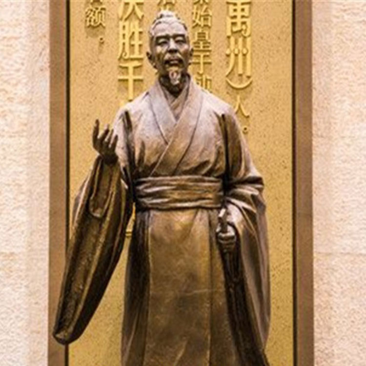 战神韩信楚霸王项羽人物铜雕塑摆件定制汉朝高祖刘邦谋圣张良雕像