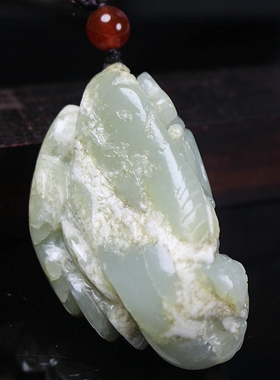 天然和田玉富甲一方如意把件