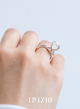 INIZIO无限联结戒指白水晶指环