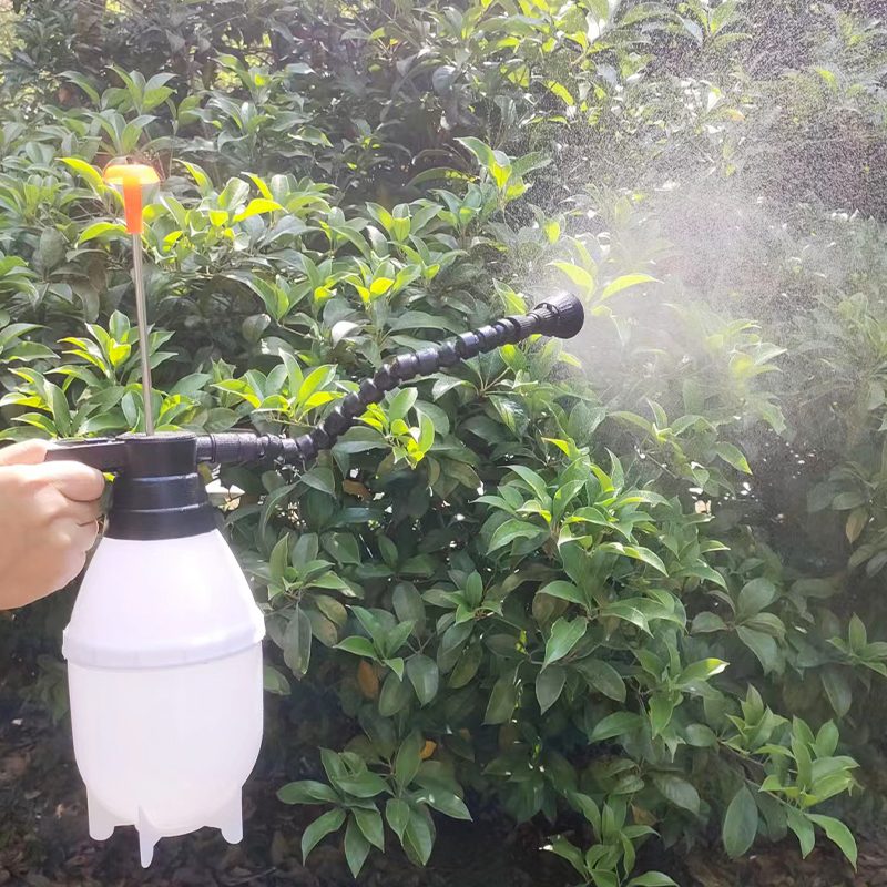 家用小型喷壶浇花自动喷雾器保洁擦玻璃浇菜洒水壶加压力长嘴喷壶 - 图0