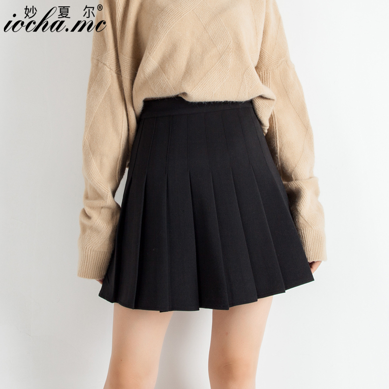 灰色西装tb秋冬2020新款半身裙子 妙夏尔半身裙