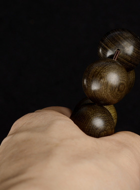 千年乌木手串沉香饰品男女款佛珠