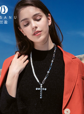 兰盈奥地利水晶毛衣链原创设计