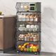 Vegetable basket kitchen rack floor-standing multi-layer fruit and vegetable storage supplies corner mobile snack trolley