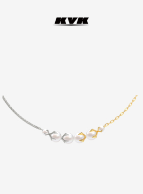 KVKThrowback:Arachné  经典回溯系列拼色珍珠项链