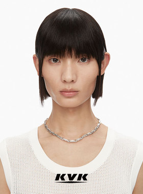 循环巴洛克系列白贝镶嵌项链男