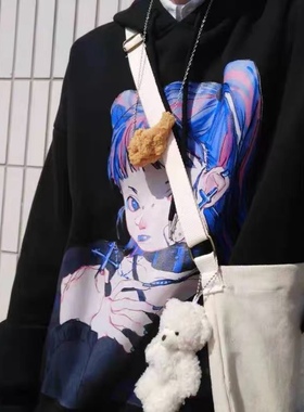 kanzao自制炸鸡腿毛衣男毛衣项链