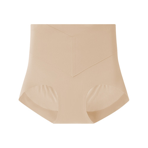 万康女士无痕内裤高腰收腹提臀柔软亲肤抑菌高弹三角裤轻薄无感 - 图3