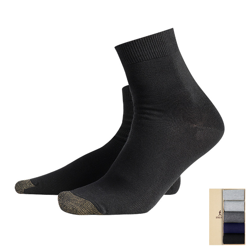 足步天下铜纤维防臭中筒春秋潮男袜 足步天下短袜/打底袜/丝袜/美腿袜