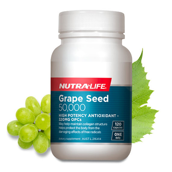 nutralife纽乐葡萄籽女性抗氧胶囊 nutralife海外葡萄籽提取物