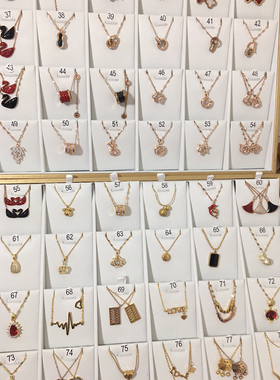 网红直播项链展示架托盘吊坠