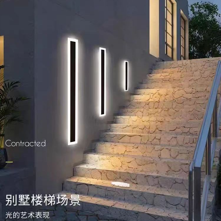 别墅壁灯led防水现代花园庭院酒店阳台过道走廊户外室内围墙通用 - 图3
