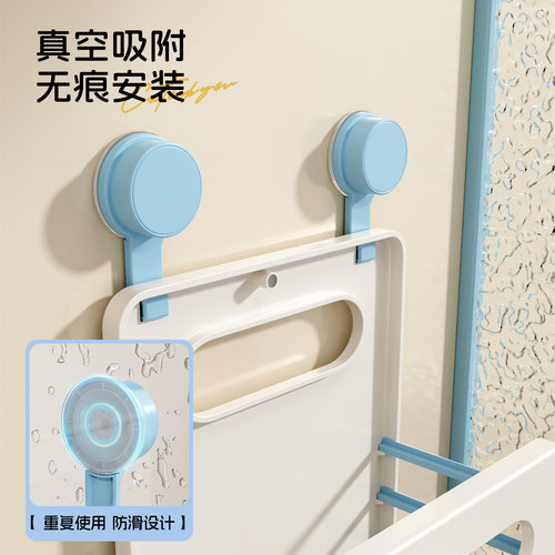 壁挂式脏衣篮家用可折叠脏衣篓收纳篮脏衣服收纳筐卫生间放衣神器 - 图2