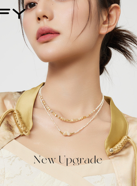 天然石项链女独特2026新款新中式国风适合夏天叠戴高级感轻奢小众