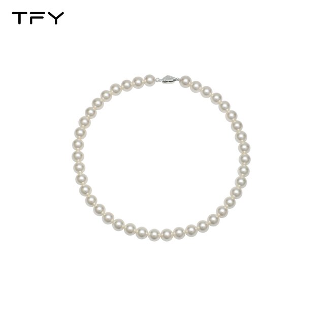 Shijia Zhengyuan Pearl Necklace Light Luxury New Year Clavicle Chain