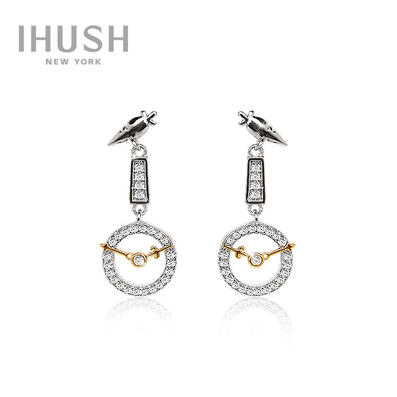 ihush /俏物悄语爱丽思怀表+耳环 ihush俏物悄语饰品项链