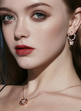 蔷薇独角兽两种戴法风小众项链