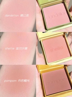 蒲公英腮红小样膨胀色dandelion清透粉金贝沙滩自然提气色
