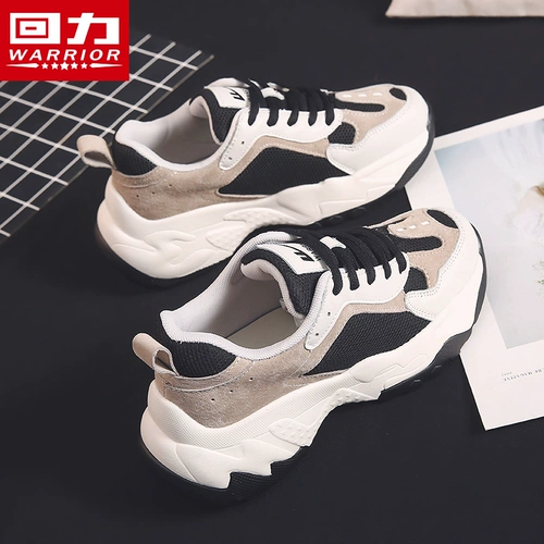 Warrior, весенняя спортивная обувь, универсальная модная белая обувь на платформе, модель весна/осень 2022 года, осенняя