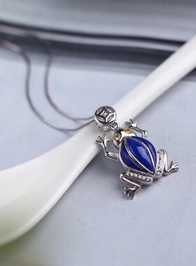 吊坠招财进宝天然青金石