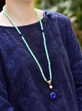 珠宝澳洲玉手链两用款青金石吊坠