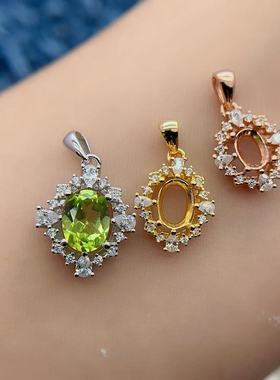 S925纯银套装空托多尺寸银托工厂