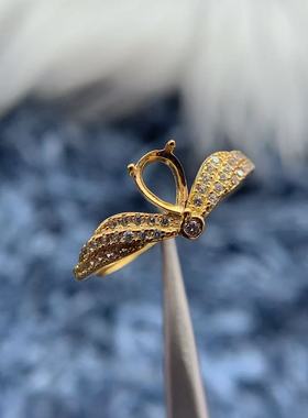 s925银托工厂戒指空托款式多尺寸